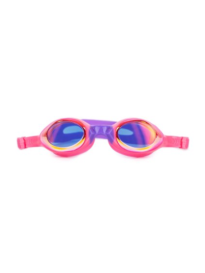 Kids mirrored swim-googles BornToSwim®- Pink/Purple
