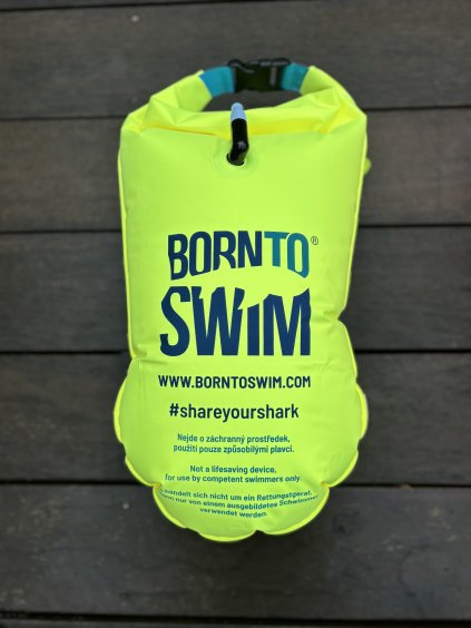 NEON BornToSwim® Schwimmer und Tasche - Grün