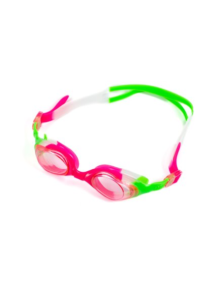Kinderschwimmbrille BornToSwim®- Rosa/grün