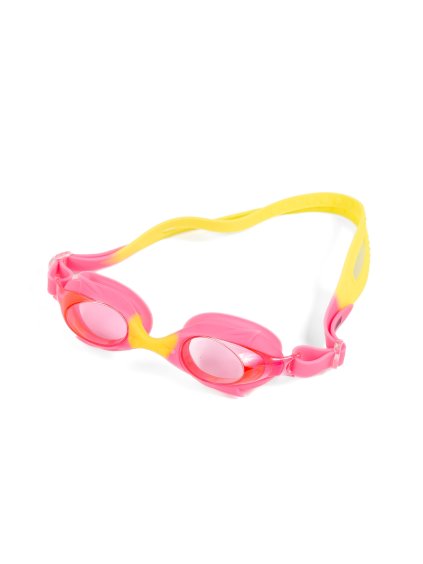 Dětské plavecké brýle BornToSwim® Fish - Růžovo/žlutá