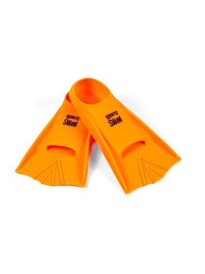 Schwimmende Silikonflossen HAPPY Senior - Orange