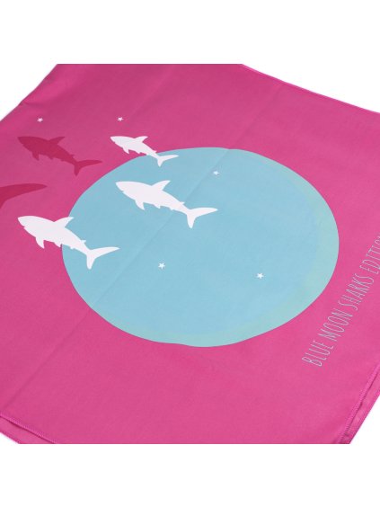 Microfibre osuška - Blue Moon Edition - Modrá a Růžová