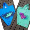 Poncho hooded towel for children-Green / Blue