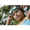 Kids mirrored swim goggles BornToSwim® - Turquoise/orange