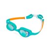 Dětské zrcadlové plavecké brýle BornToSwim®- Tyrkysovo/oranžová