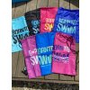 Lehký sportovní vak BornToSwim® Swimbag - Černá s modro-bílým logem