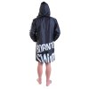 GEN-X swim parka - Schwarz/Tyrkys