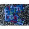 JAMMERS s potiskem log BORN TO SWIM® - Tmavě modrá