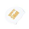 Nahtlose Silikonkappe BornToSwim® WEIß mit GOLDENES Logo