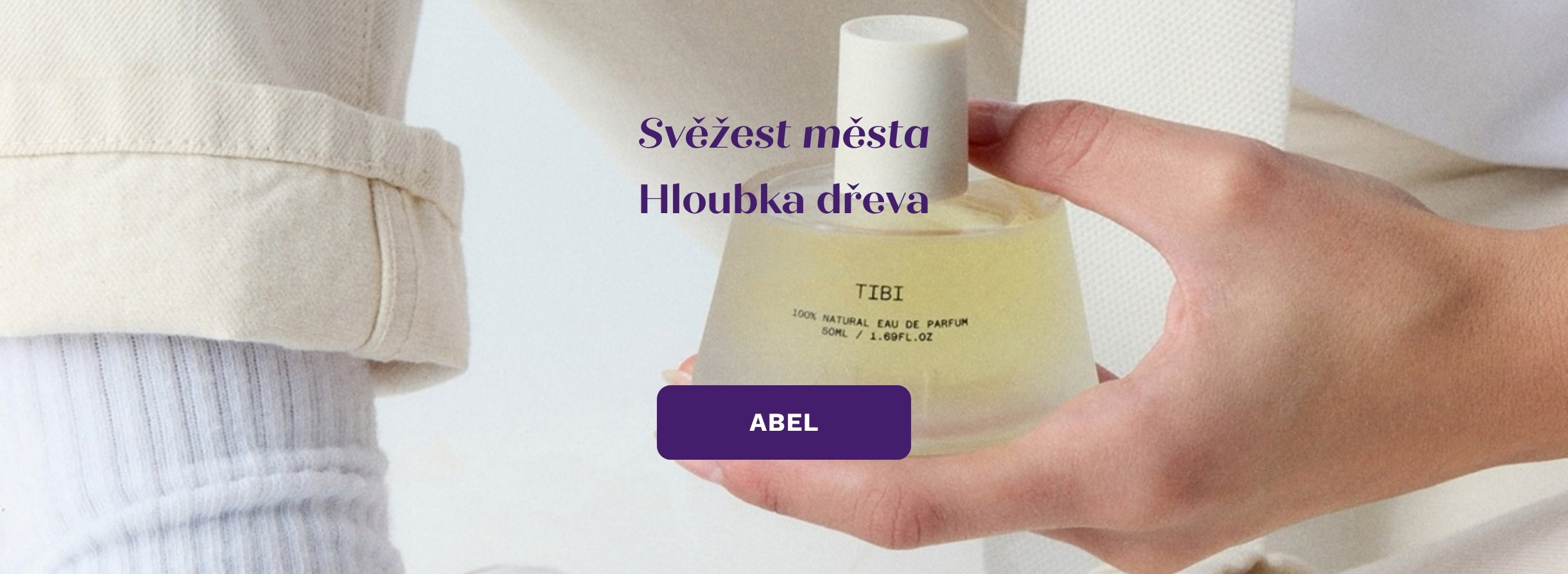Svěžest města. Hloubka dřeva.
