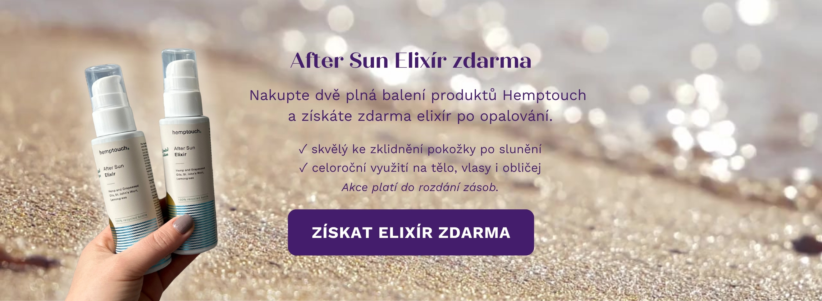 Dárek k nákupu 2 produktů Hemptouch
