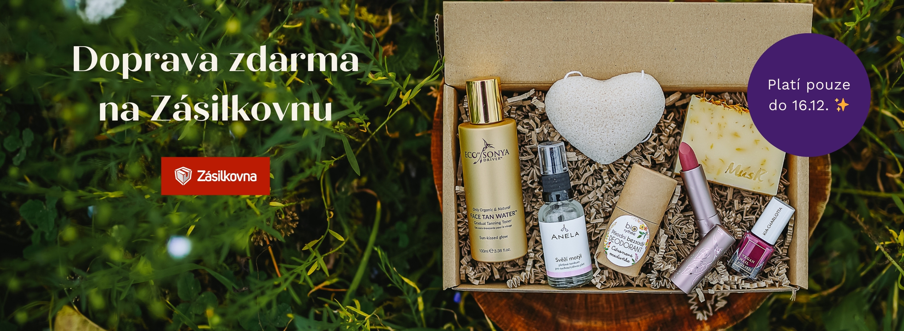 Doprava zdarma na Zásilkovnu