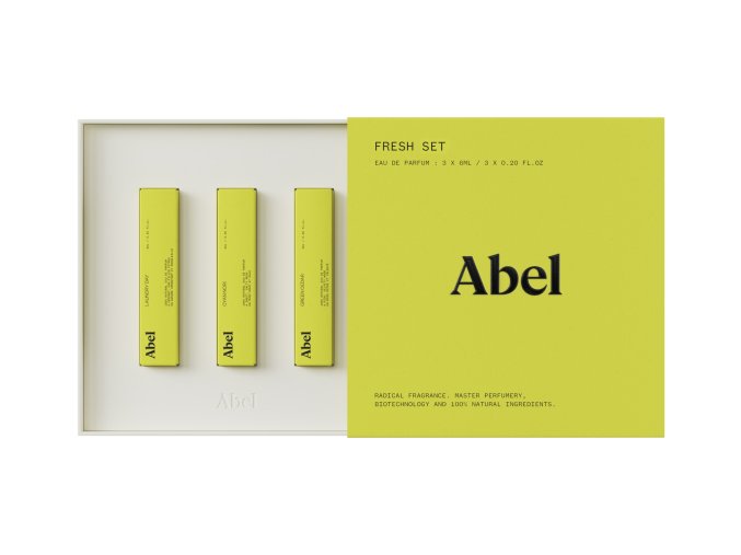 darkovy set prirodnich parfemu Abel Fresh Giftset Hero