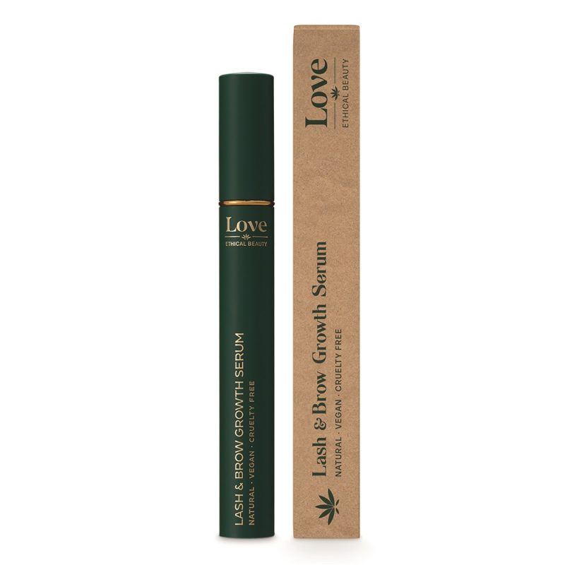 Love Ethical Beauty sérum pro růst řas a obočí 9 g