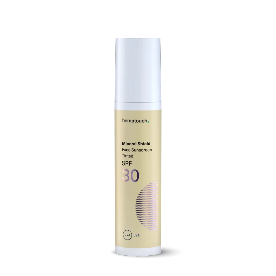 Hemptouch tónovaný opalovací krém na obličej SPF 30 50 ml