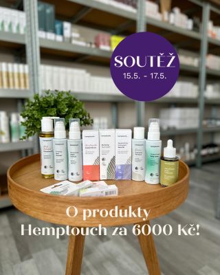 Ženy, to tu ještě nebylo! 🤩 Pojďme si tento upršený víkend zpříjemnit a zasoutěžit si o produkty Hemptouch v hodnotě 6308...