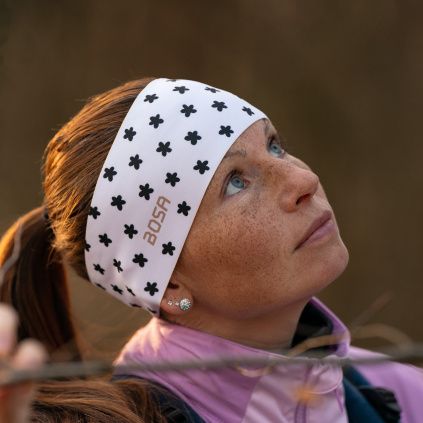 Bosa Chilly Clover white headband web