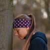 BOSA Chilly Clover bordo - sportovní čelenka