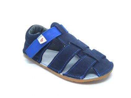 Dětské sandály EF barefoot – Tmavě modrá