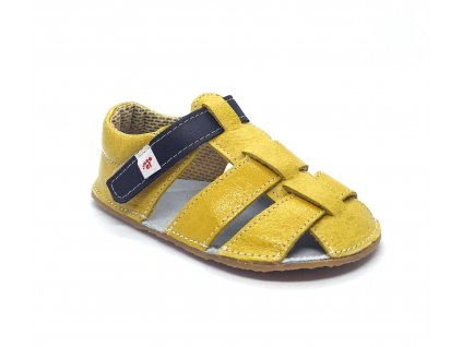 EF barefoot sandálky Žlutá
