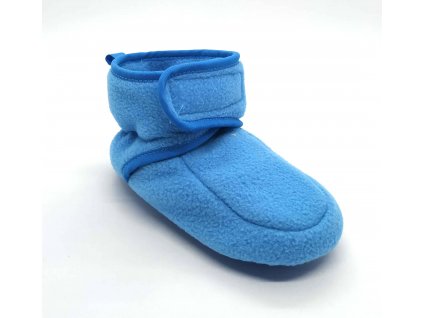 Playshoes - flísové capáčky modré