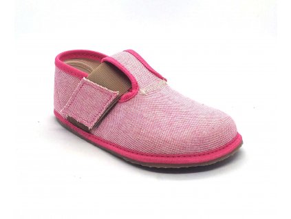 Barefoot Pegres papuče BF01 - růžové