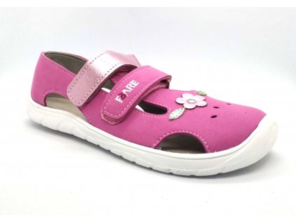 Fare Bare A5363401 - sandály textilní růžové