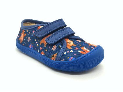 Dětské barefoot tenisky Koel Dud Textile - Bear Blue