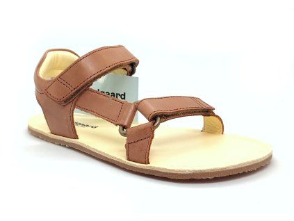 Dětské barefoot sandály Bundgaard Haven Cognac