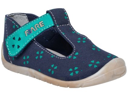 Fare Bare 5062402 - sandály textilní modrozelené