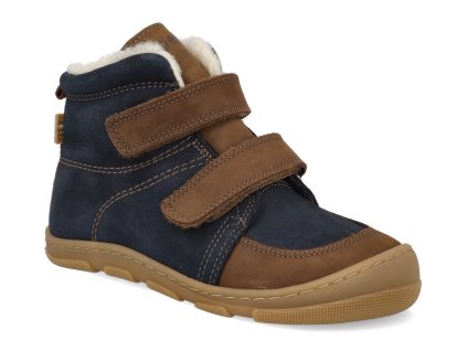 60422 15t003 232 100 barefoot detske zimni boty koel kasi tex merino wool blue 1