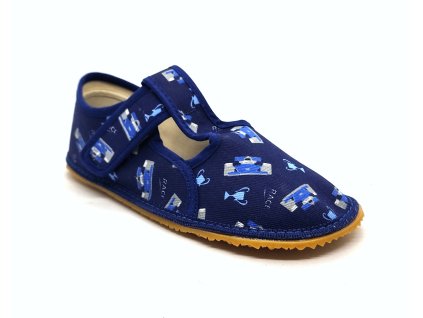 HP Čechtín - ČECHFOOT přezůvky - auto modré