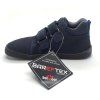 Dětské boty s membránou EF barefoot Leon Navy Blue