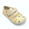 Dětské barefoot tenisky Koel Dud Textile - Bear Beige