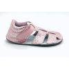 EF barefoot sandálky Pink Glitter