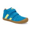 07M049.301 150 barefoot detske kotnikove boty koel david suede cyan 1