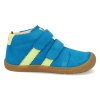 07M049.301 150 barefoot detske kotnikove boty koel david suede cyan 2