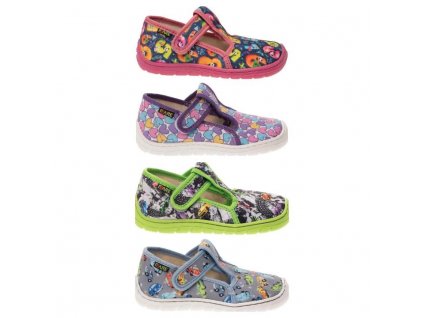 Fare bare dětské papuče na suchý zip