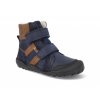 36237 04t003 232 101 barefoot zimni obuv s membranou koel4kids milo hydro tex navy cognac modre 1