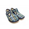 15237 2 beda barefoot papuce blue stripes