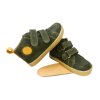 LIME 340,OLIVE, LEATHER BAREFOOT FOR BOYS