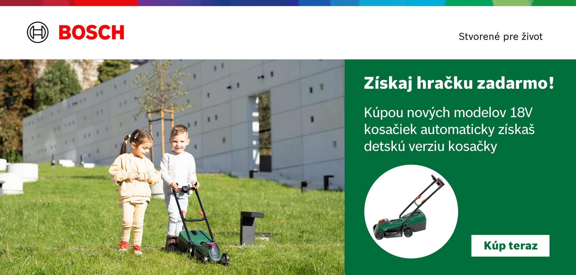 Darček ku kosačke Bosch