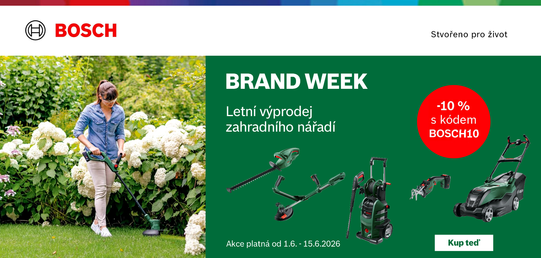 Brand Week letní výprodej zahrada 1.6.-15.6.2026