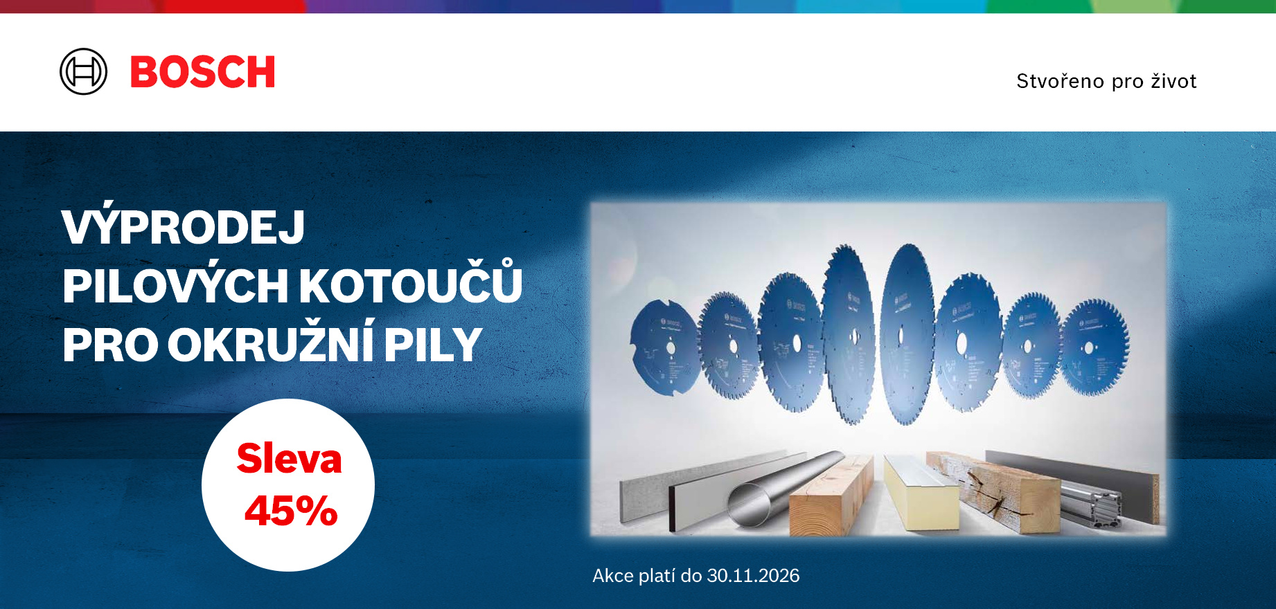 Výprodej Pilové kotouče pro Okružní pily