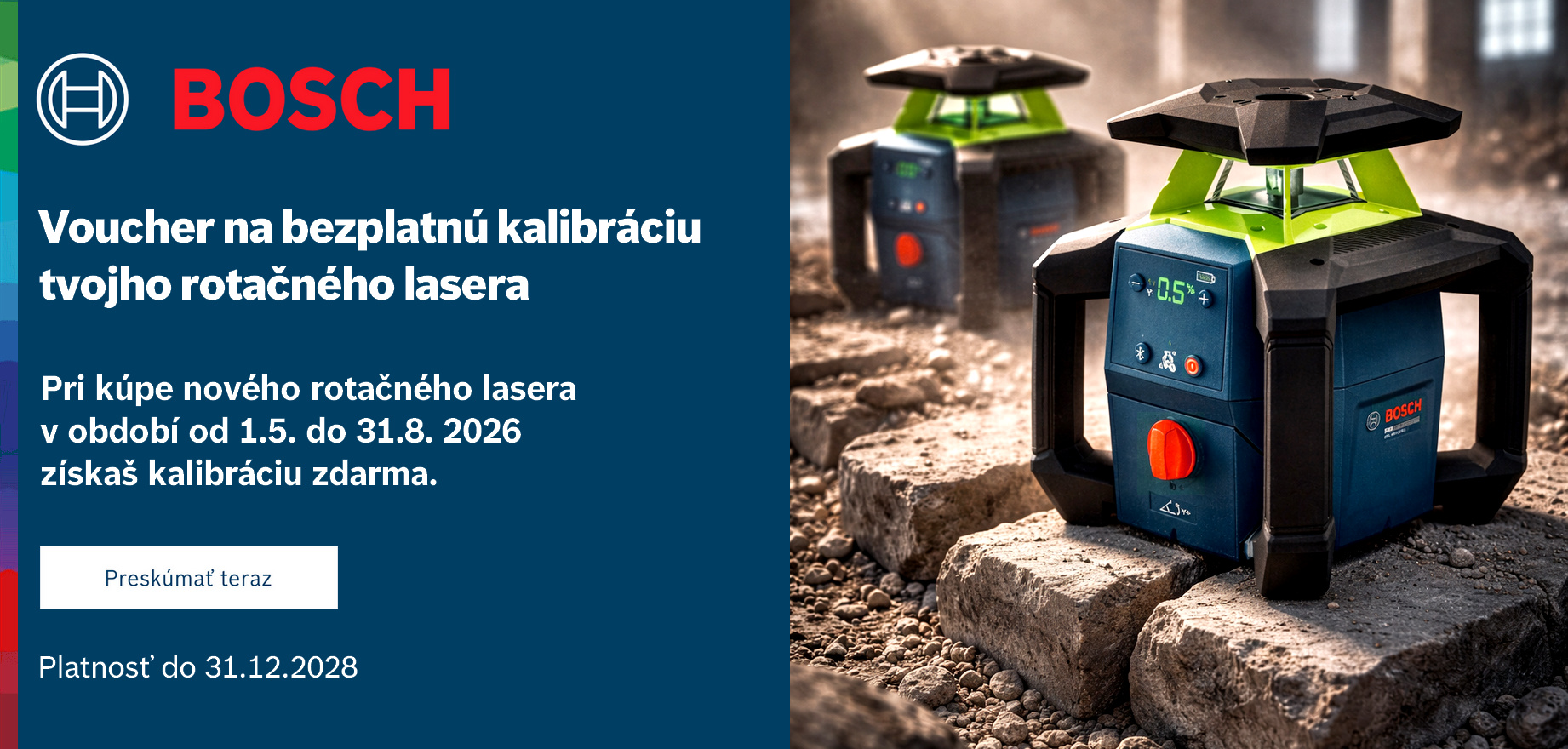 Kalibrácia rotačného lasera GRL Zdarma