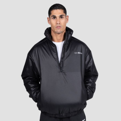 Bunda 1/2 Zip Prime Black - GymBeam