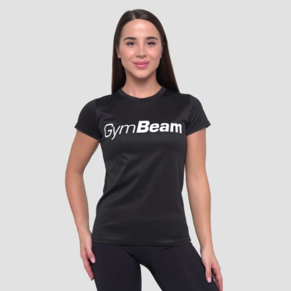 Dámske Tričko Mesh Essence Black - GymBeam