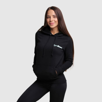 Dámska mikina PRO Hoodie Black - GymBeam