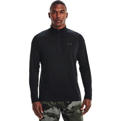 Pánske Tričko Tech 2.0 1/2 Zip Black - Under Armour