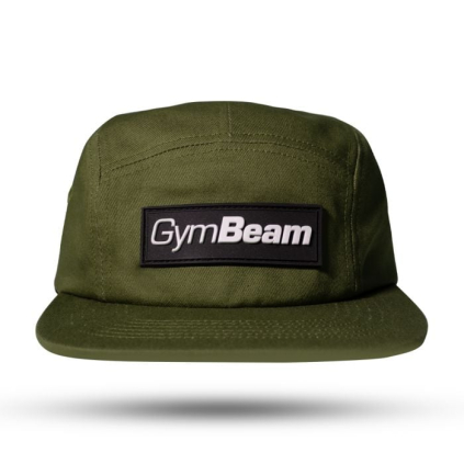 Šiltovka 5Panel cap Military Green  - GymBeam